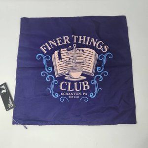 The Office Finer Things Club Decorative Pillow Case Cover Culturefly Exclusive
